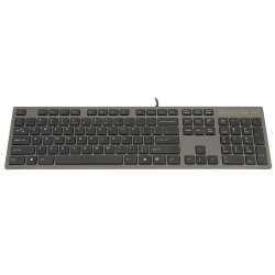 Tangentbord A4 Tech KV-300H QWERTY Svart Gr Svartvit Svart/Gr