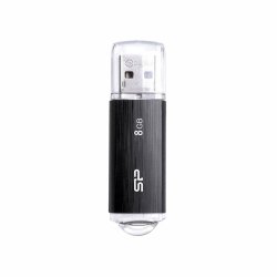USB-minne Silicon Power Ultima U02 8 GB USB 2.0 Vit Svart 8 GB (