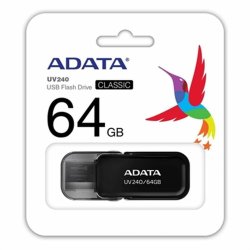 USB-minne Adata AUV240-64G-RBK 64 GB Svart