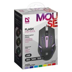 Optisk Mus Defender FLASH MB-600L Svart