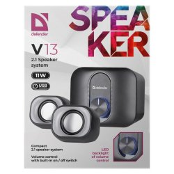 PC-hgtalare Defender 65213 Svart 6 W 11 W