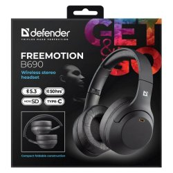 Bluetooth Huvudbands Hrlurar Defender FREEMOTION B690