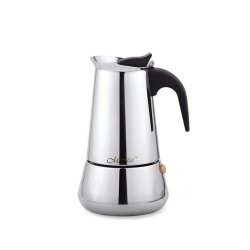 Italiensk Kaffepanna Feel Maestro MR-1660-6 Svart Silvrig Rostfr