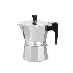 Italiensk Kaffepanna Feel Maestro MR-1666-3 Svart Silvrig Alumin