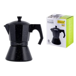 Italiensk Kaffepanna Feel Maestro MR-1667-6 Svart Granit Alumini