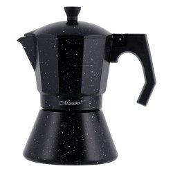 Italiensk Kaffepanna Feel Maestro MR-1667-6 Svart Granit Alumini