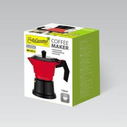 Italiensk Kaffepanna Feel Maestro MR-1657-3 Svart Rd Aluminium