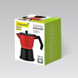 Italiensk Kaffepanna Feel Maestro MR-1657-6 Svart Rd Aluminium