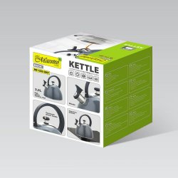 Tekanna Feel Maestro MR-1302-GREY Svart Gr Rostfritt stl 2,5 L