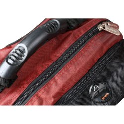 Laptopryggsck 311015 Svart Burgundisk Svartvit