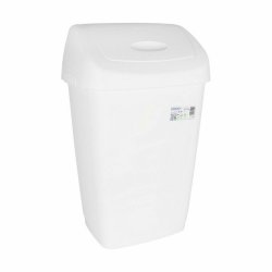 Papperskorg Tontarelli Aurora Tipplastbil Vit 50 L (6 antal)