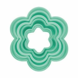 Set med Formar fr Bakverk Wooow Silikon 5 Delar 9,5 cm (36 anta