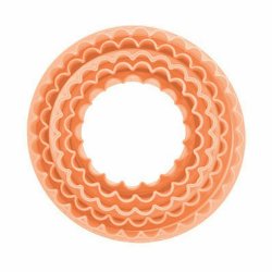 Set med Formar fr Bakverk Wooow Silikon 5 Delar 9,5 cm (36 anta