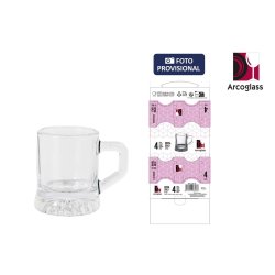 Set med snapsglas La Mediterrnea Royal gold 4 Delar (24 antal)