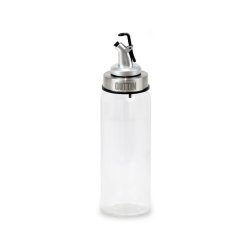 Oljeflaska Quttin Transparent Silvrig Glas 5,5 x 5,5 x 20,5 cm (