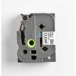 Laminerat Band till Etikettskrivare Brother TZE-151 Svart/Transp
