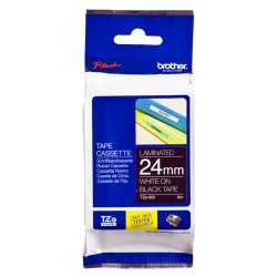 Laminerat Band till Etikettskrivare Brother TZE355 Vit/Svart 24