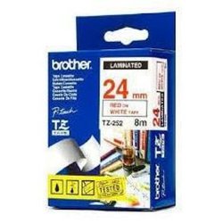 Laminerat Band till Etikettskrivare Brother TZE355 Vit/Svart 24