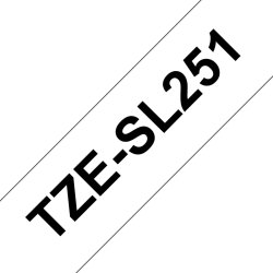 Laminerat Band till Etikettskrivare Brother TZe-SL251 Vit Svart