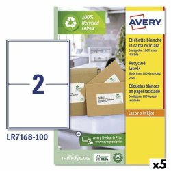 Etiketter till Skrivare Avery LR7168 Vit 100 Blad 199,6 x 143,5