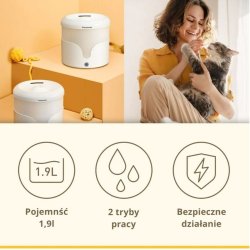 Fontn fr husdjur Panasonic CP-JNW01CW Vit Plast