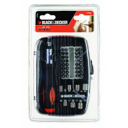 Skruvmejsel med flera ndbitar Black & Decker a7062-xj