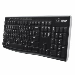 Trdlst Tangentbord Logitech K270 Svart Qwerty Spanska 2.4 GHz