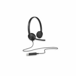 Hrlurar med Mikrofon Logitech 981-000475 USB 1,8 m Svart (1 ant