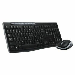 Trdlst Tangentbord och Mus Logitech 920-004513 Svart Qwerty Sp