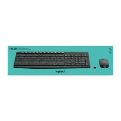 Tr�dl�st Tangentbord och Mus Logitech 920-007919 Svart