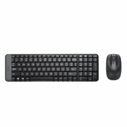 Tangentbord Logitech 920-008318 Svart Qwerty Spanska