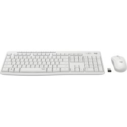 Trdlst Tangentbord och Mus Logitech MK295 Vit Franska AZERTY