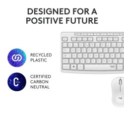 Tangentbord Logitech 920-009823 Vit Qwerty Spanska QWERTY Qwerty