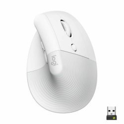 Mus Logitech Lift Vit Ergonomiskt 4000 dpi
