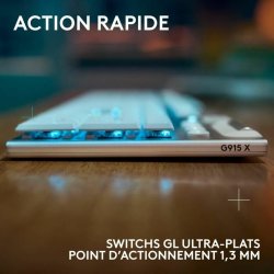 Trdlst Tangentbord Logitech G915 X Vit AZERTY