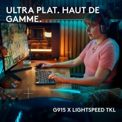 Trdlst Tangentbord Logitech G915 TKL X Svart AZERTY