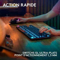 Trdlst Tangentbord Logitech G915 TKL X Svart AZERTY