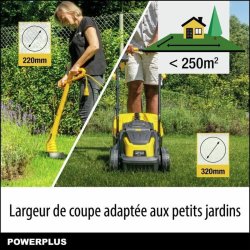 Elektrisk grsklippare Powerplus POWXG62205T 1300 W 220-240 V 32