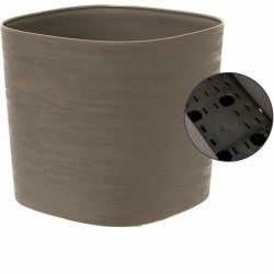 Sjlvvattnande blomkruka Garden ID Beige-brun (taupe) 30 x 30 cm