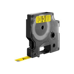 Sjlvhftande etiketter Dymo S0720730 Gul Svart/Gul