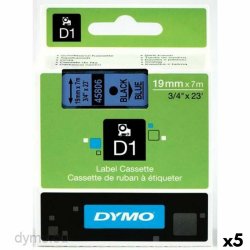 Laminerat Band till Etikettskrivare Dymo D1 45806 LabelManager?