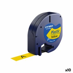 Laminerat Band till Etikettskrivare Dymo 91202 12 mm LetraTag S