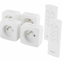 Set med kontakter med fjrrstyrning Chacon   6 Delar