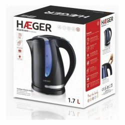 Vattenkokare Haeger EK-22B.023A Svart Rostfritt stl 2200 W 1,7