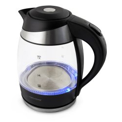 Elektrisk vattenkokare och tekanna Esperanza EKK009  Svart Glas