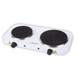 Elektrisk vrmeplatta Esperanza EKH007W Vit Svart 2500 W