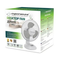 Bordsflkt Esperanza EHF004WE Vit Gr 30 W