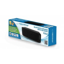 Brbar Bluetooth Hgtalare Esperanza FOLK Svart