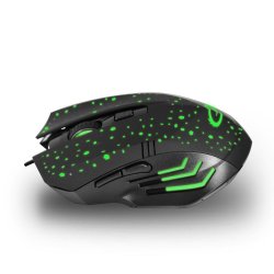 Gaming Mus Esperanza EGM212 Svart Grn