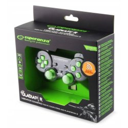 Trdls Spelkontroll Esperanza Gladiator GX600 USB 2.0 Svart Gr